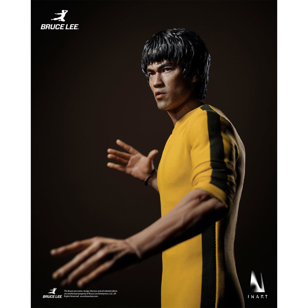 INART – „ Bruce Lee “ (gelber Overall) 1/6-Sammlerfigur – Das Spiel des Todes