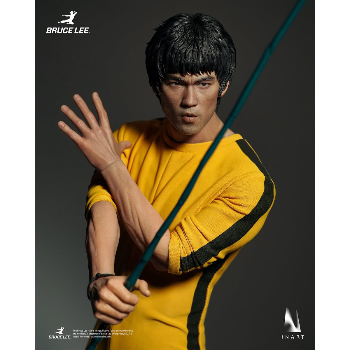 INART – „ Bruce Lee “ (gelber Overall) 1/6-Sammlerfigur – Das Spiel des Todes