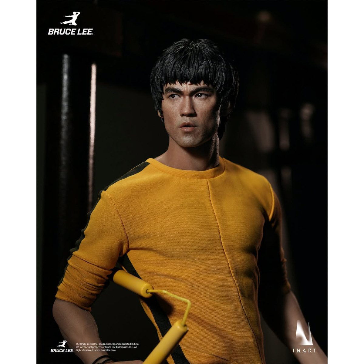 INART – „ Bruce Lee “ (gelber Overall) 1/6-Sammlerfigur – Das Spiel des Todes