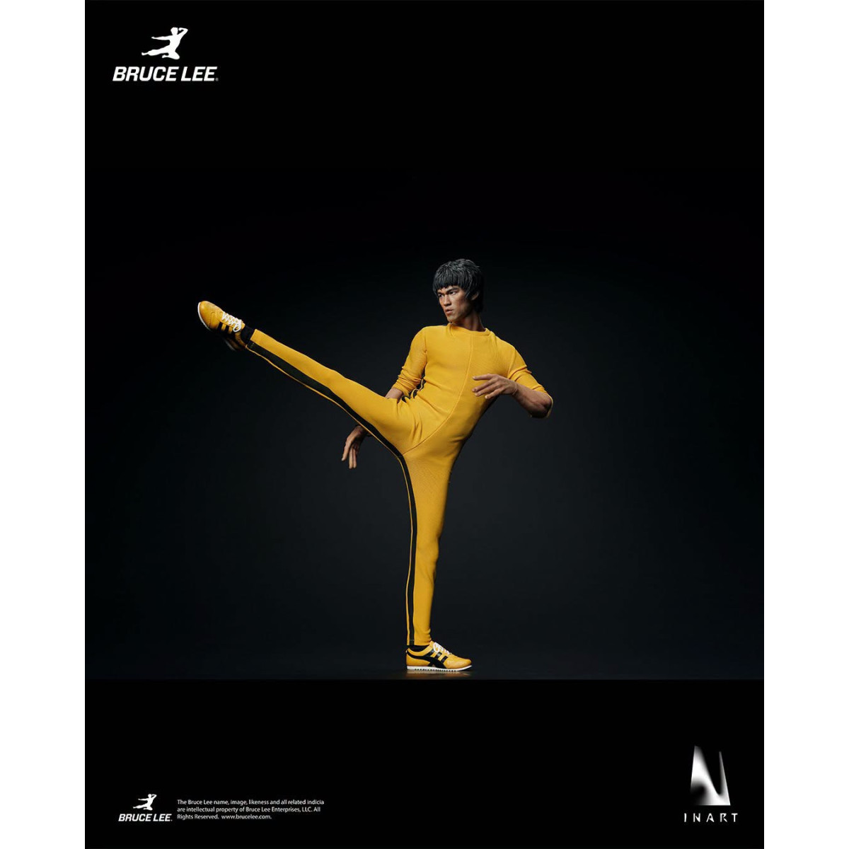 INART – „ Bruce Lee “ (gelber Overall) 1/6-Sammlerfigur – Das Spiel des Todes