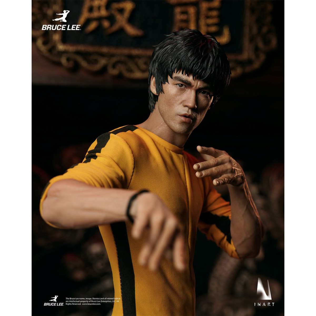 INART – „ Bruce Lee “ (gelber Overall) 1/6-Sammlerfigur – Das Spiel des Todes