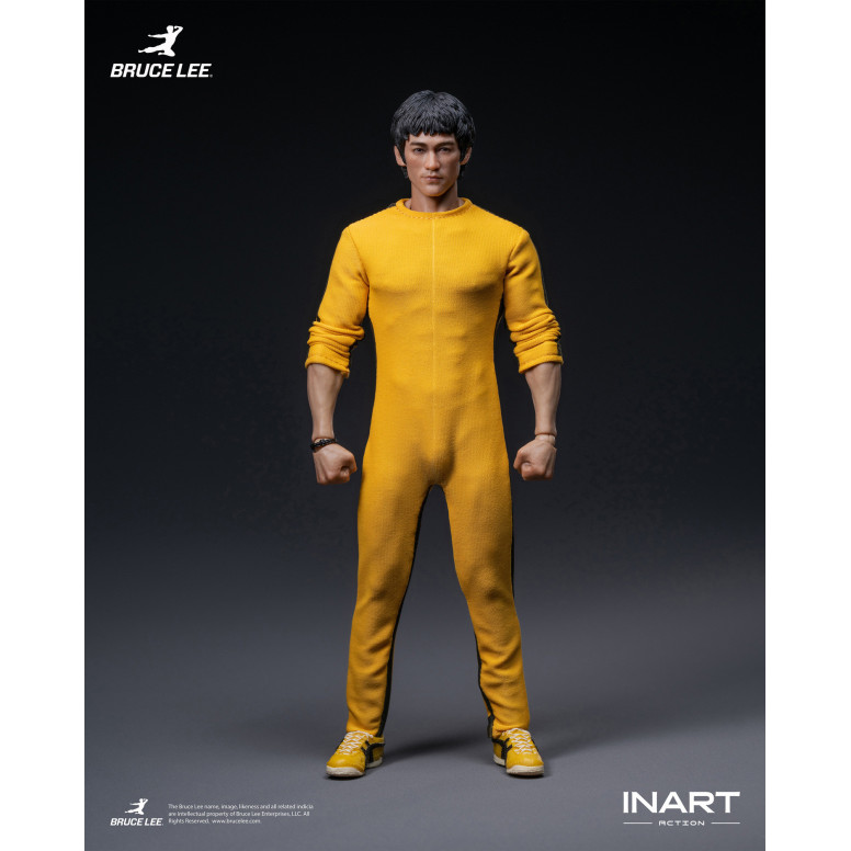 INART – „ Bruce Lee “ (gelber Overall) 1/12-Actionfigur – Das Spiel des Todes
