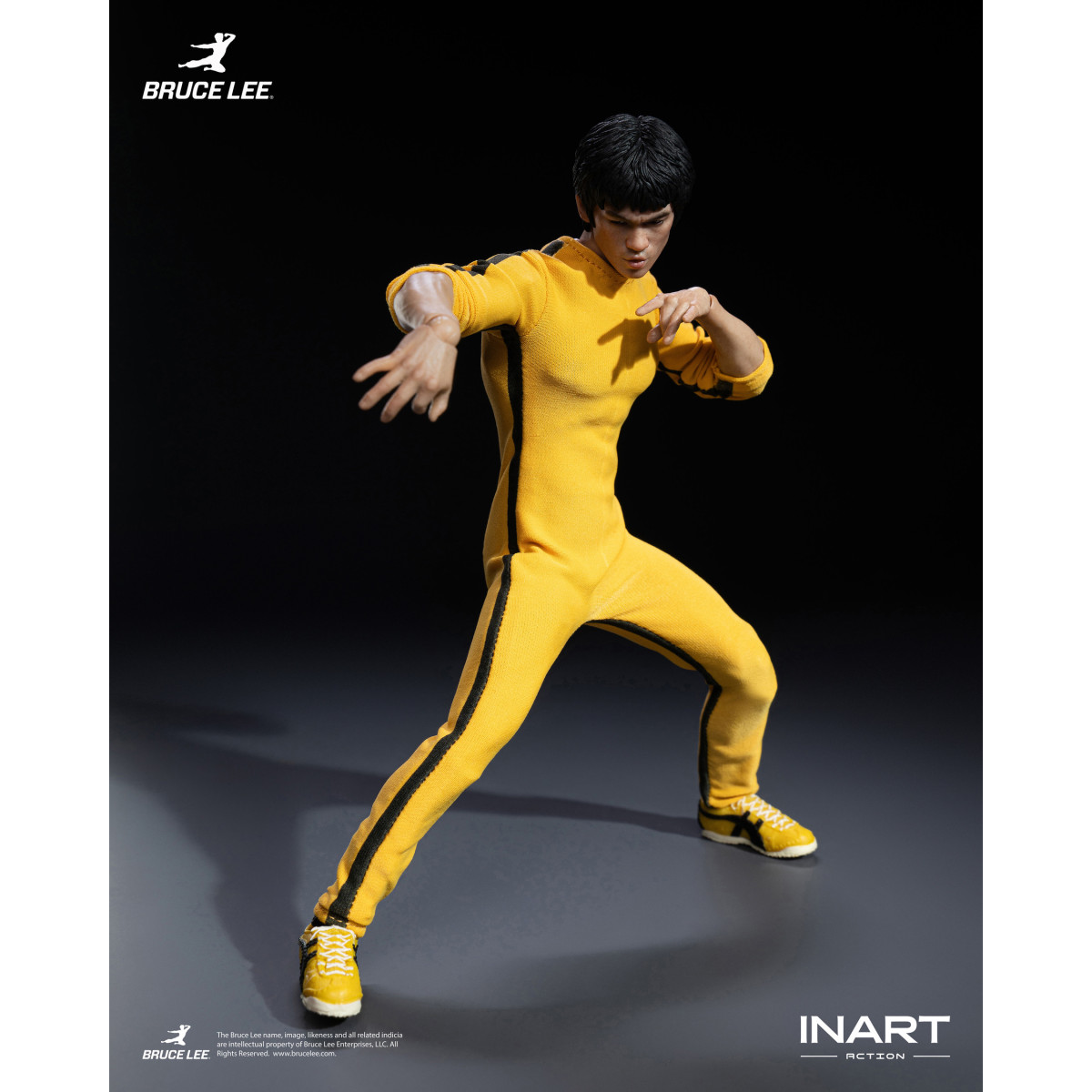 INART – „ Bruce Lee “ (gelber Overall) 1/12-Actionfigur – Das Spiel des Todes