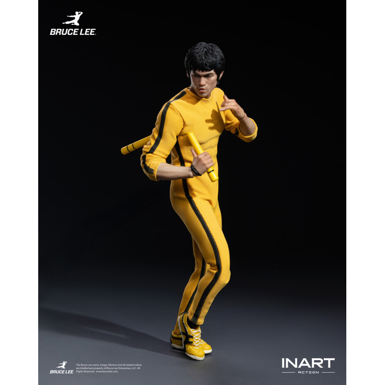 INART – „ Bruce Lee “ (gelber Overall) 1/12-Actionfigur – Das Spiel des Todes