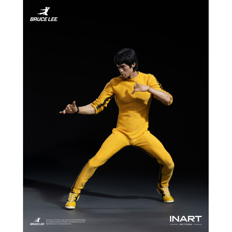 INART – „ Bruce Lee “ (gelber Overall) 1/12-Actionfigur – Das Spiel des Todes