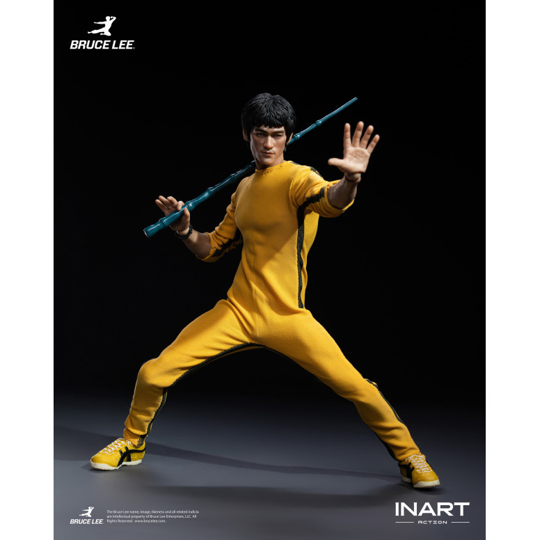 INART – „ Bruce Lee “ (gelber Overall) 1/12-Actionfigur – Das Spiel des Todes