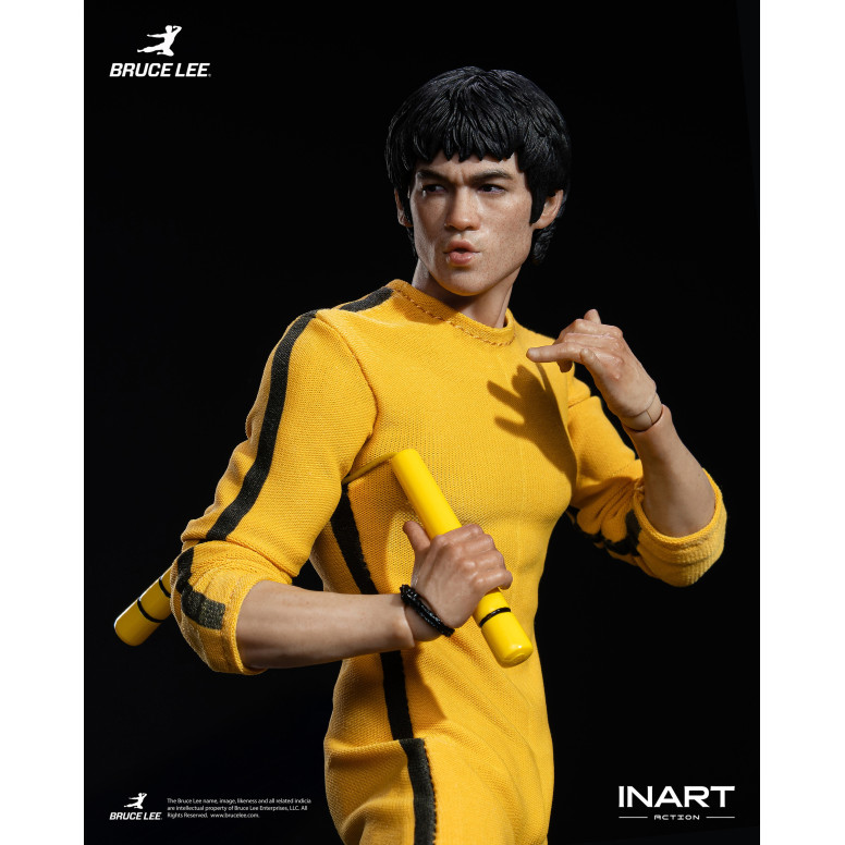 INART – „ Bruce Lee “ (gelber Overall) 1/12-Actionfigur – Das Spiel des Todes