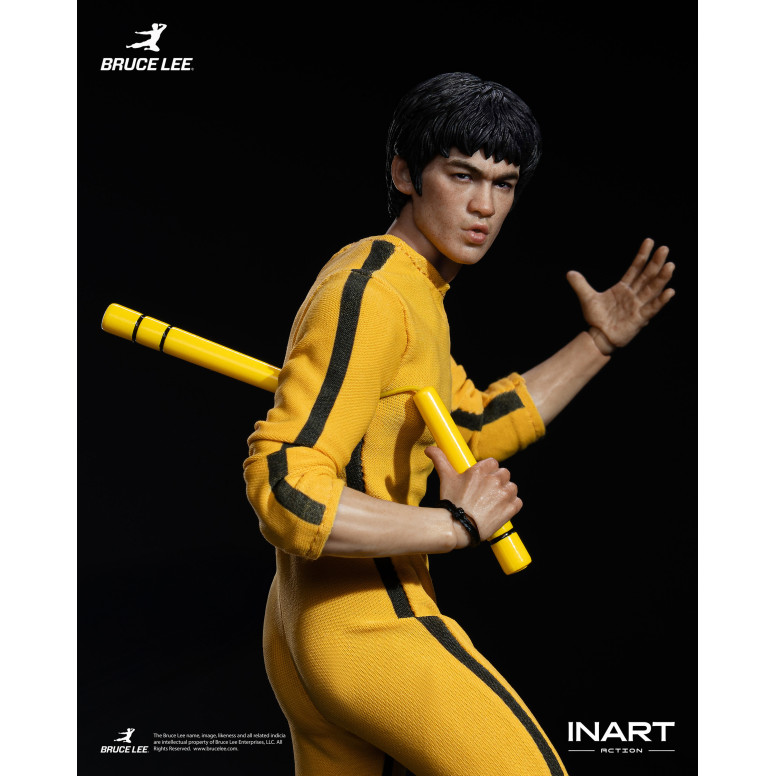 INART – „ Bruce Lee “ (gelber Overall) 1/12-Actionfigur – Das Spiel des Todes