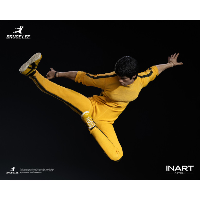 INART – „ Bruce Lee “ (gelber Overall) 1/12-Actionfigur – Das Spiel des Todes