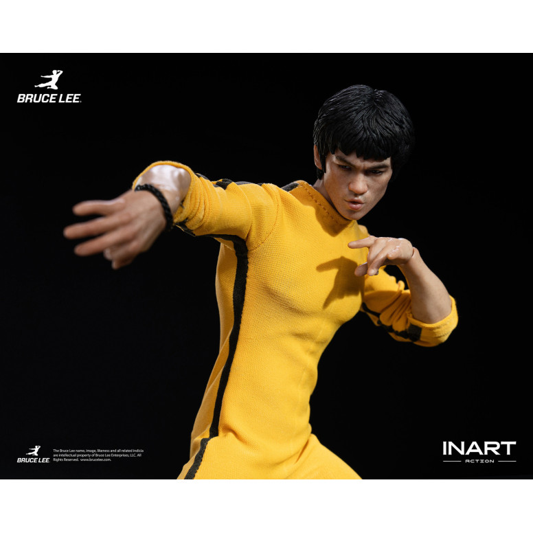 INART – „ Bruce Lee “ (gelber Overall) 1/12-Actionfigur – Das Spiel des Todes