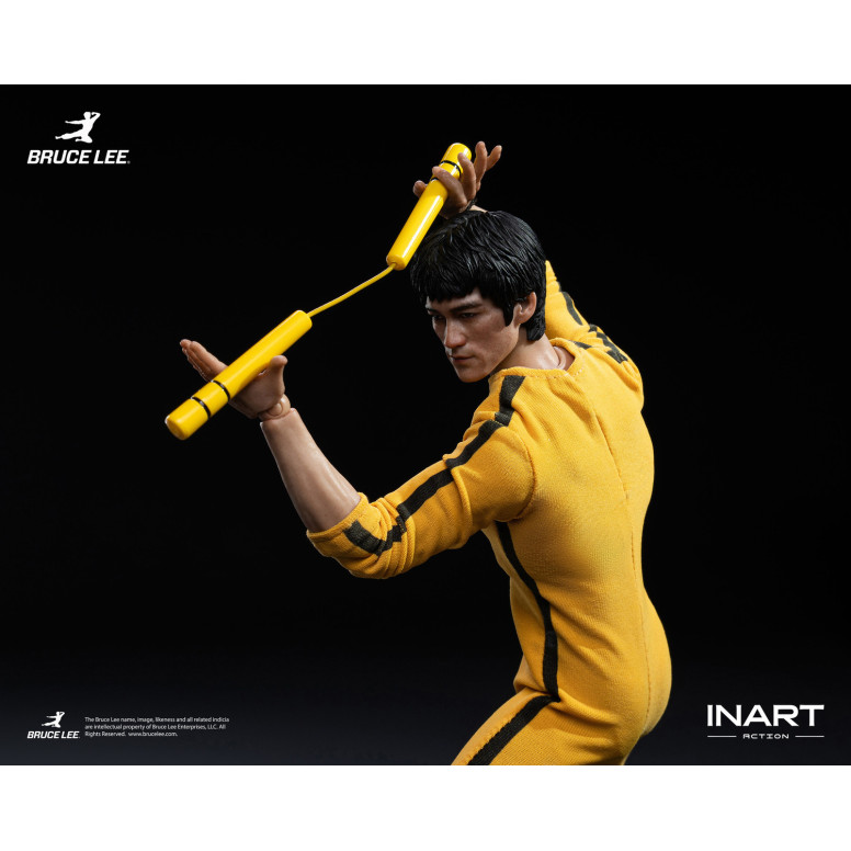 INART – „ Bruce Lee “ (gelber Overall) 1/12-Actionfigur – Das Spiel des Todes