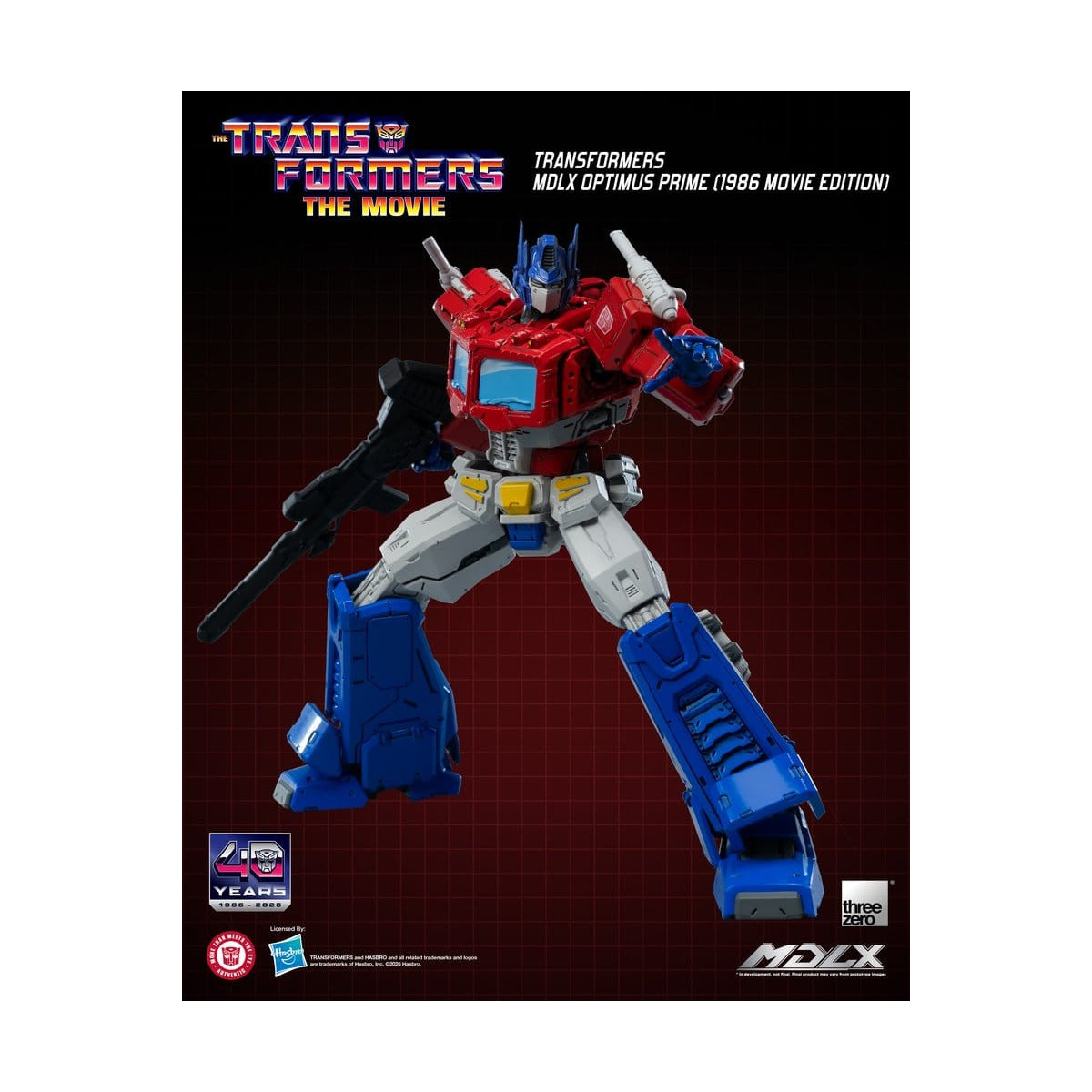 Three Zero – Transformers MDLX OPTIMUS PRIME (Filmausgabe von 1986)
