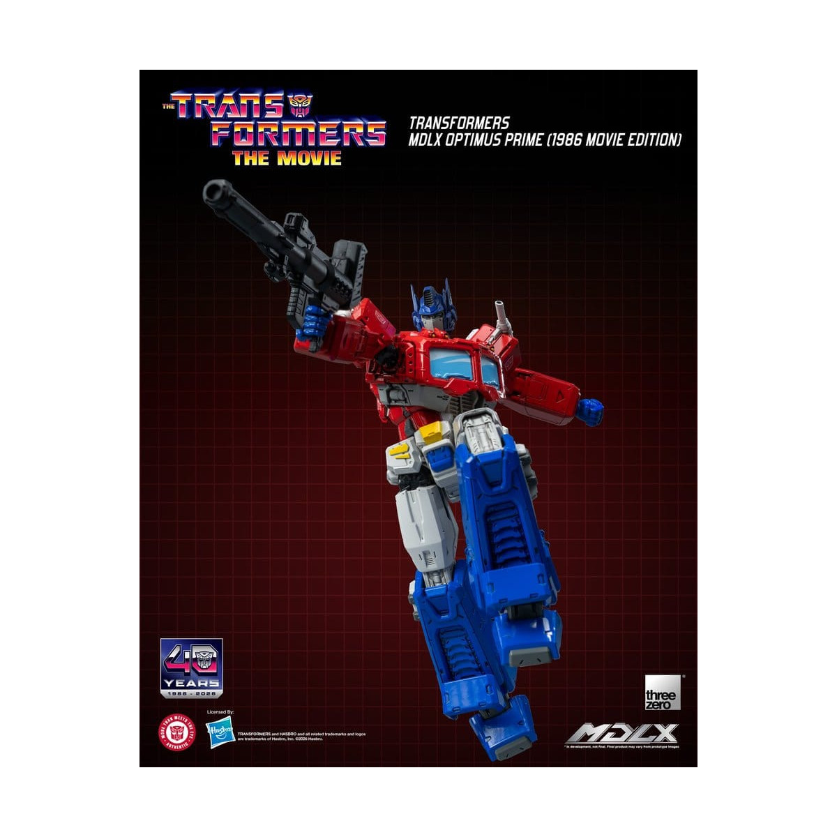 Three Zero – Transformers MDLX OPTIMUS PRIME (Filmausgabe von 1986)