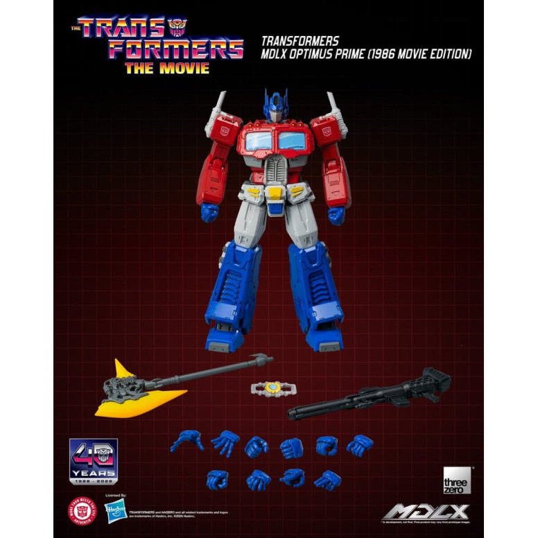 Three Zero – Transformers MDLX OPTIMUS PRIME (Filmausgabe von 1986)