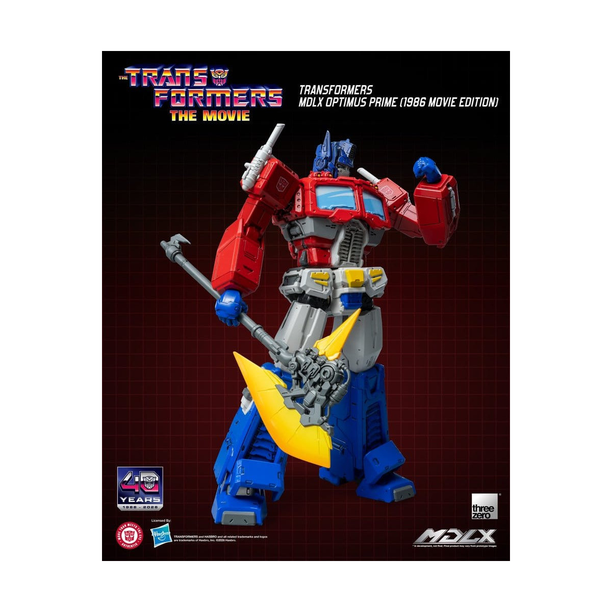 Three Zero – Transformers MDLX OPTIMUS PRIME (Filmausgabe von 1986)