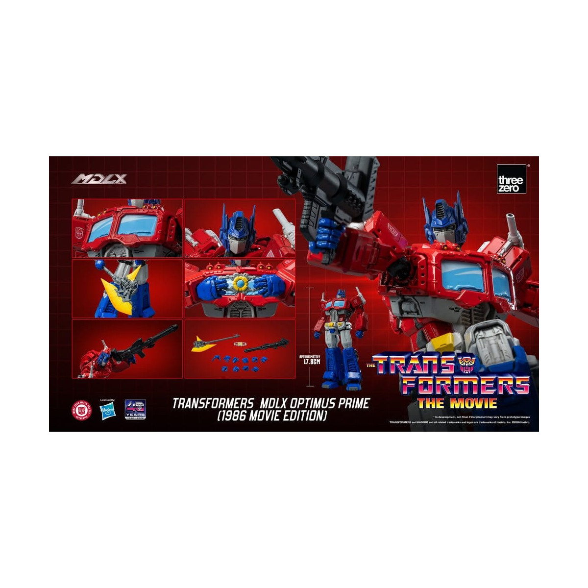 Three Zero – Transformers MDLX OPTIMUS PRIME (Filmausgabe von 1986)