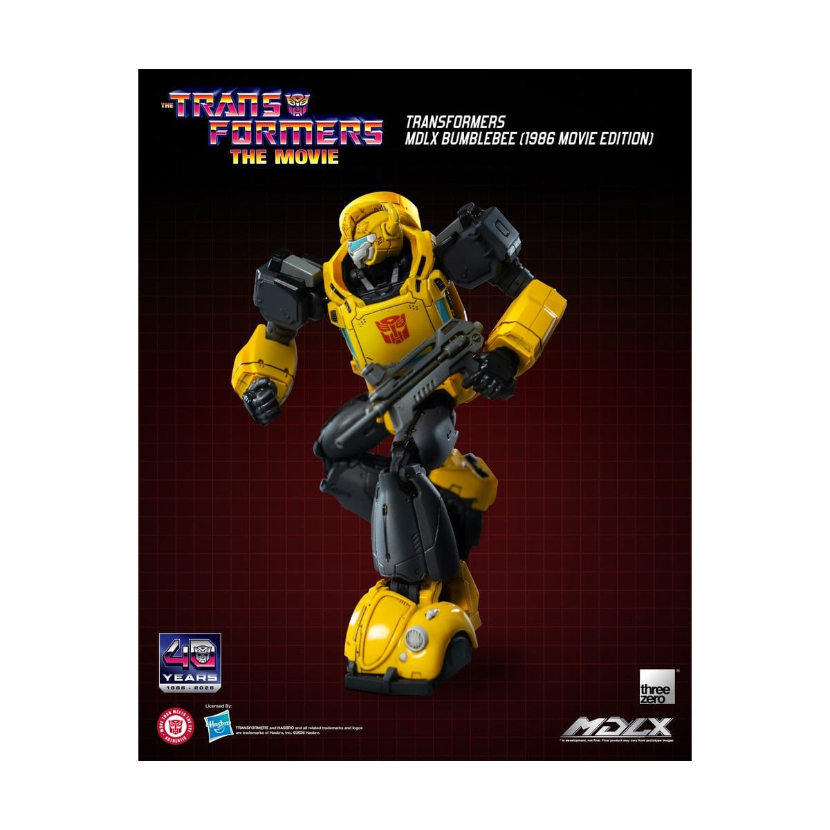 Three Zero – Transformers MDLX BUMBLEBEE (Filmversion von 1986)