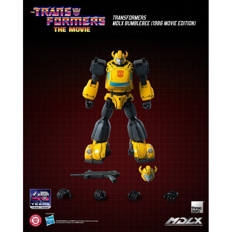 Three Zero – Transformers MDLX BUMBLEBEE (Filmversion von 1986)