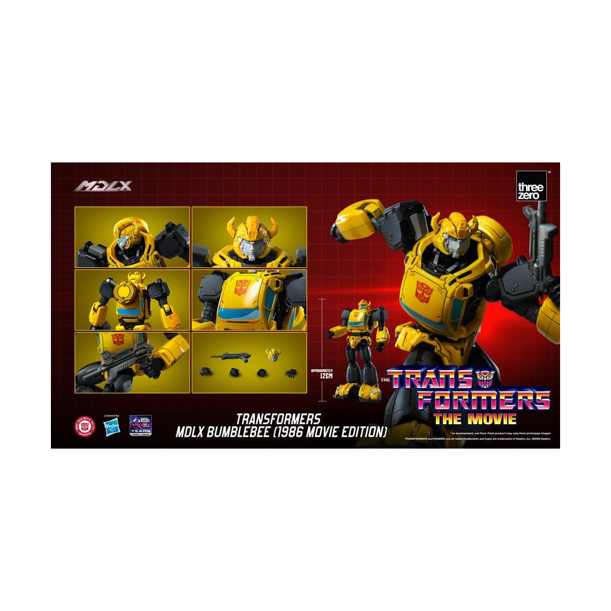Three Zero – Transformers MDLX BUMBLEBEE (Filmversion von 1986)