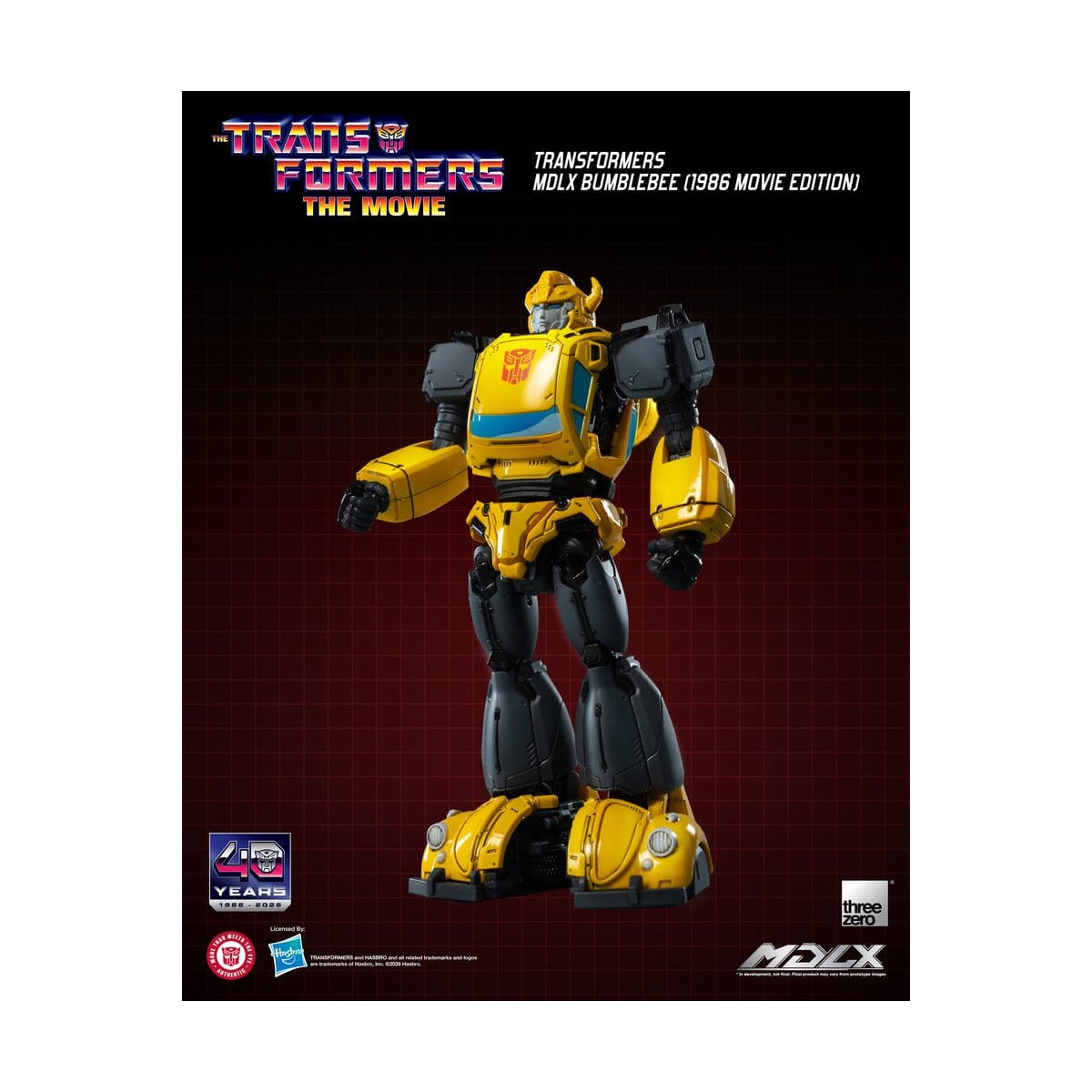 Three Zero – Transformers MDLX BUMBLEBEE (Filmversion von 1986)