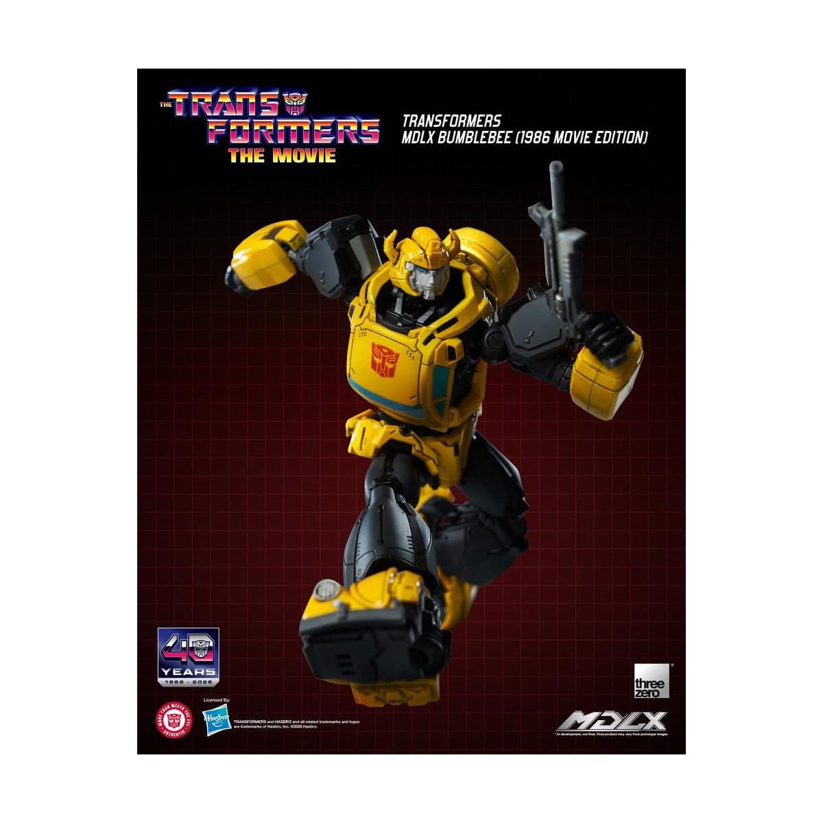 Three Zero – Transformers MDLX BUMBLEBEE (Filmversion von 1986)