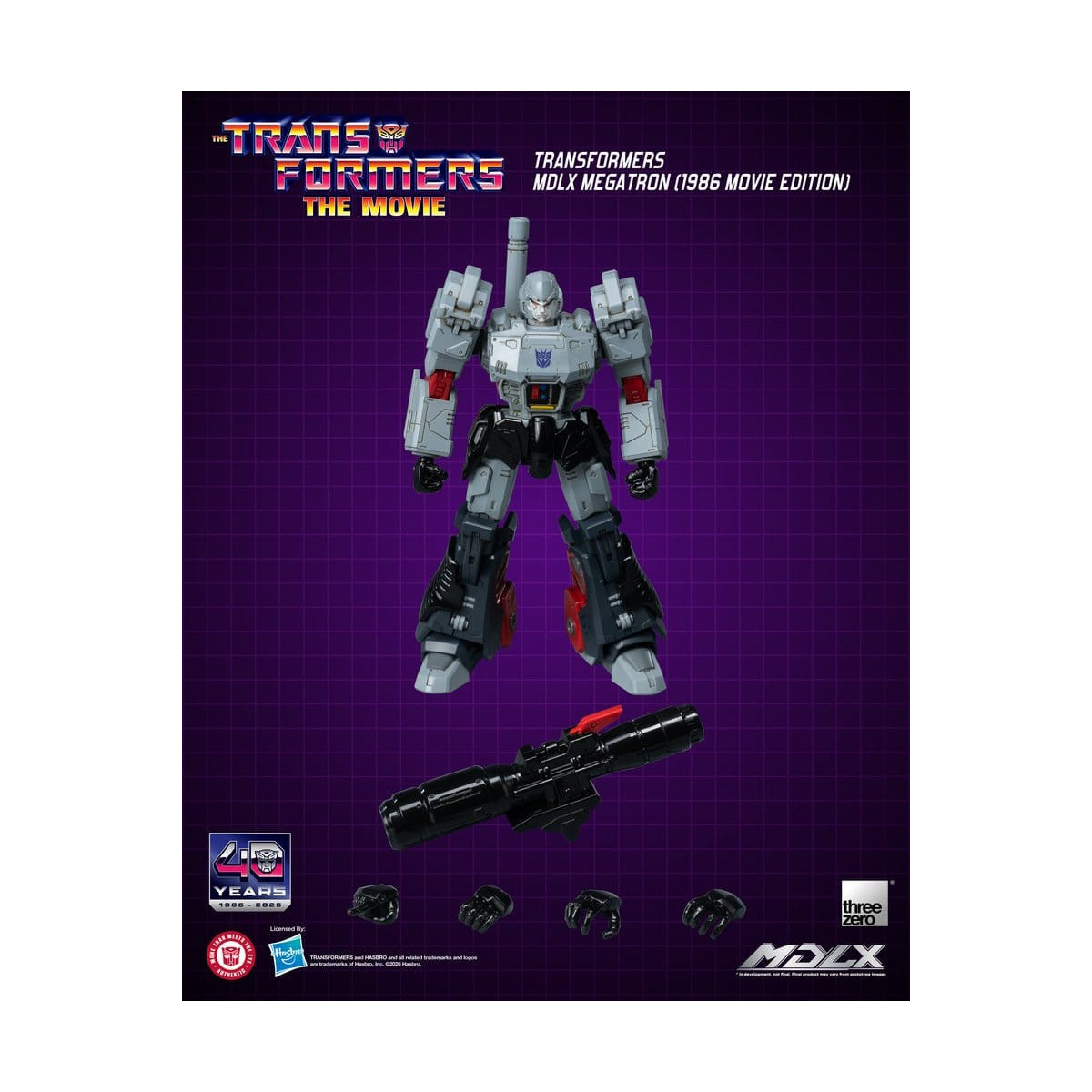 Three Zero – Transformers MDLX MEGATRON (Filmversion von 1986)