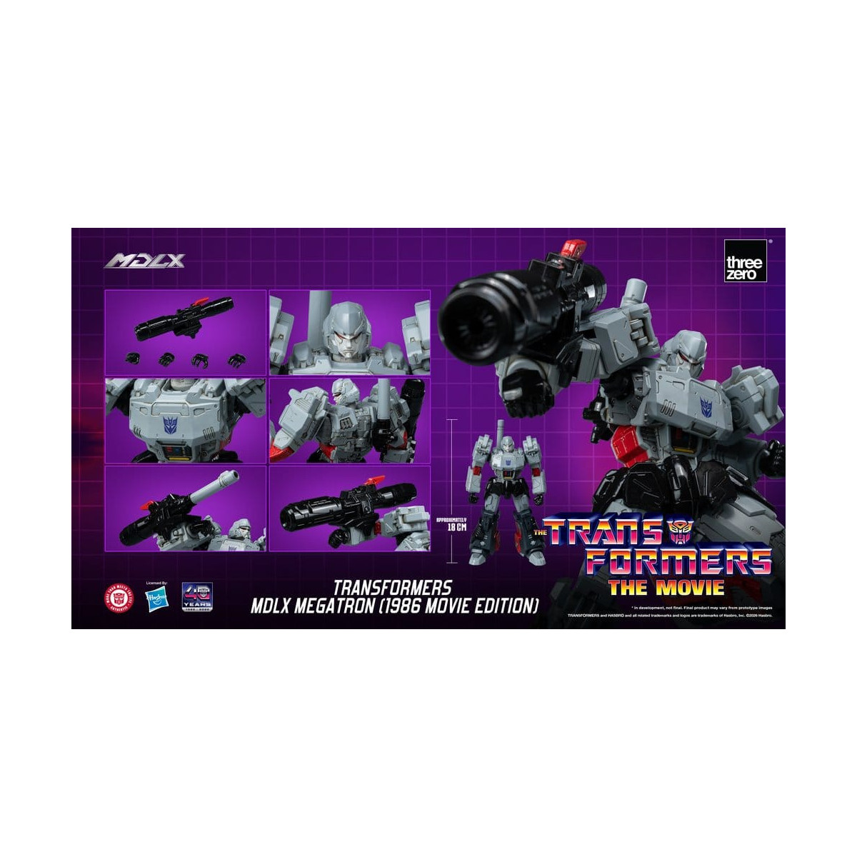 Three Zero – Transformers MDLX MEGATRON (Filmversion von 1986)