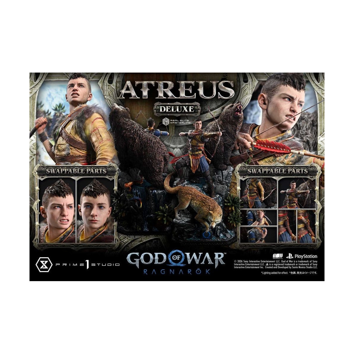Prime 1 Studio - God of War: Ragnarok – Atreus DX Bonus-Version – Real Elite Masterline Series 1/3