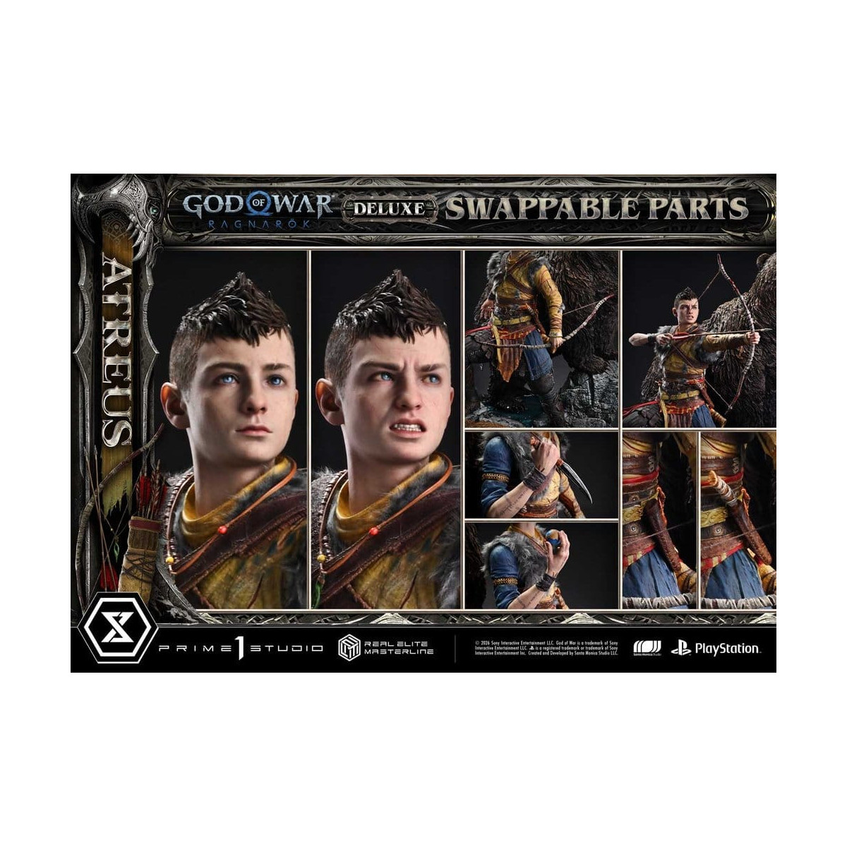 Prime 1 Studio - God of War: Ragnarok – Atreus DX Bonus-Version – Real Elite Masterline Series 1/3