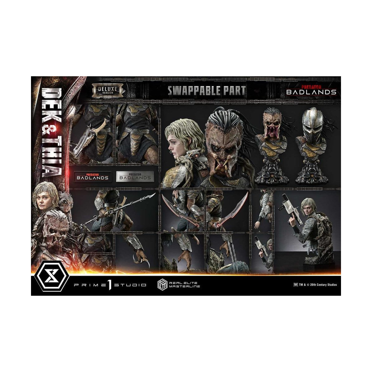 Prime 1 Studio - Badlands Dek & Thia DX Bonus-Version – Real Elite Masterline Series 1/3