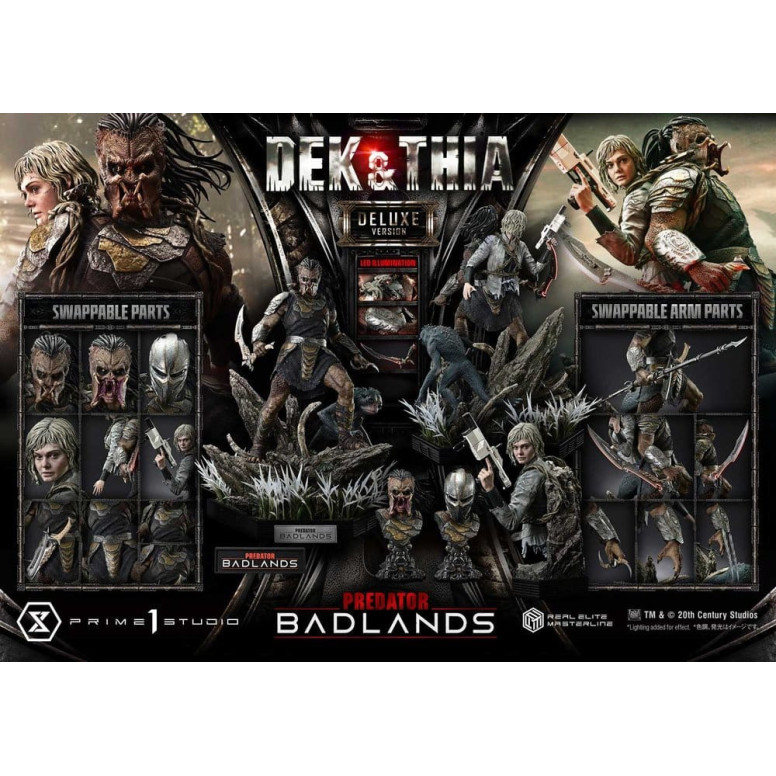 Prime 1 Studio - Badlands Dek & Thia DX Bonus-Version – Real Elite Masterline Series 1/3