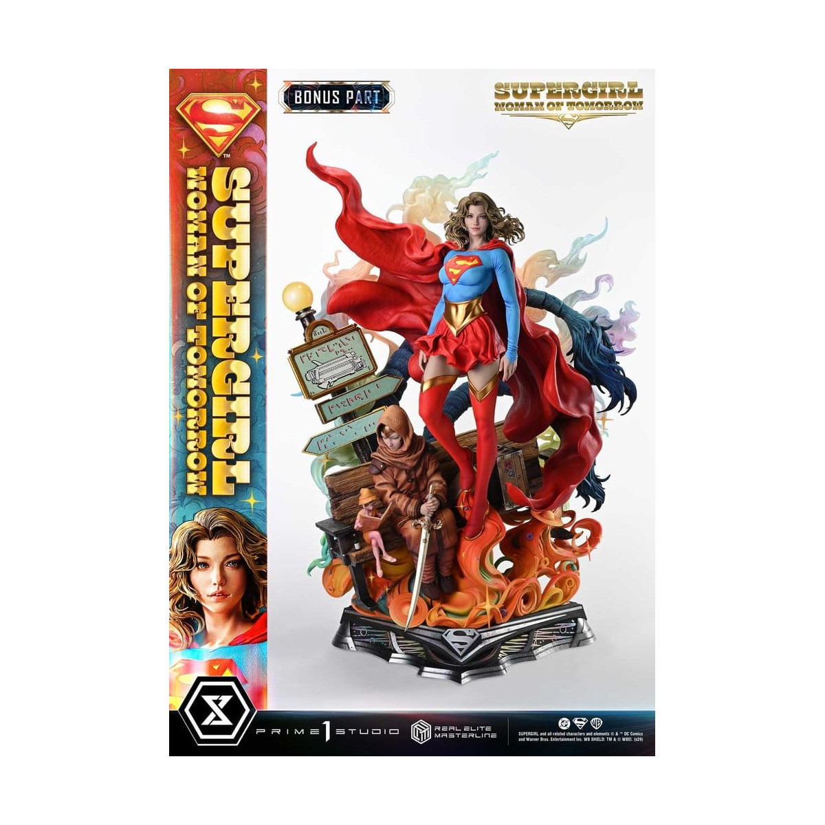 Prime 1 Studio - DC Comics – Supergirl: Woman of Tomorrow (Bonus-Version) – Real Elite Masterline Serie 1/4
