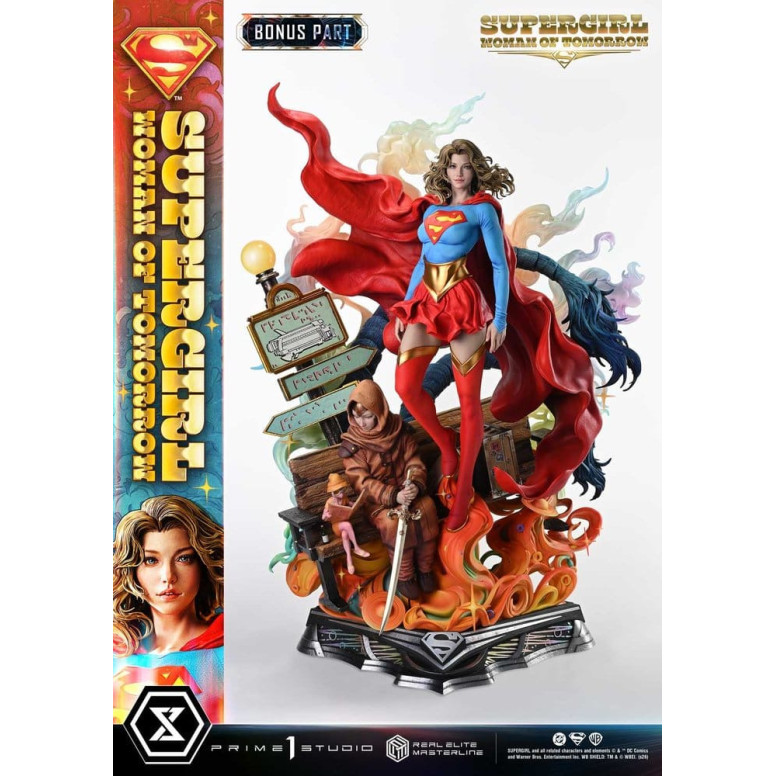 Prime 1 Studio - DC Comics – Supergirl: Woman of Tomorrow (Bonus-Version) – Real Elite Masterline Serie 1/4