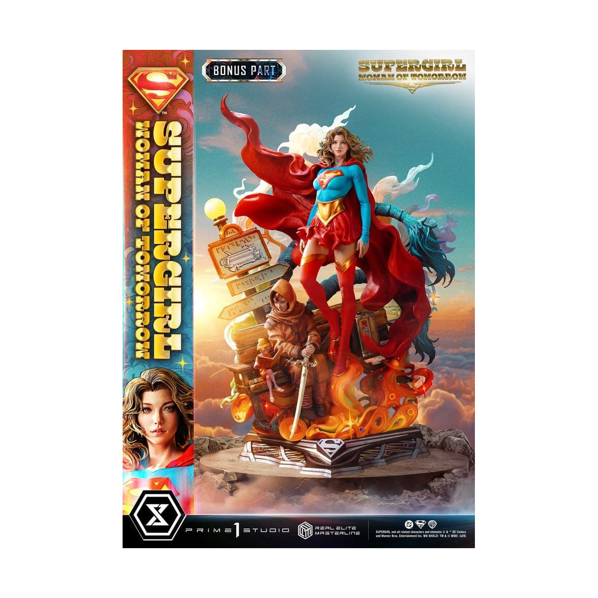 Prime 1 Studio - DC Comics – Supergirl: Woman of Tomorrow (Bonus-Version) – Real Elite Masterline Serie 1/4