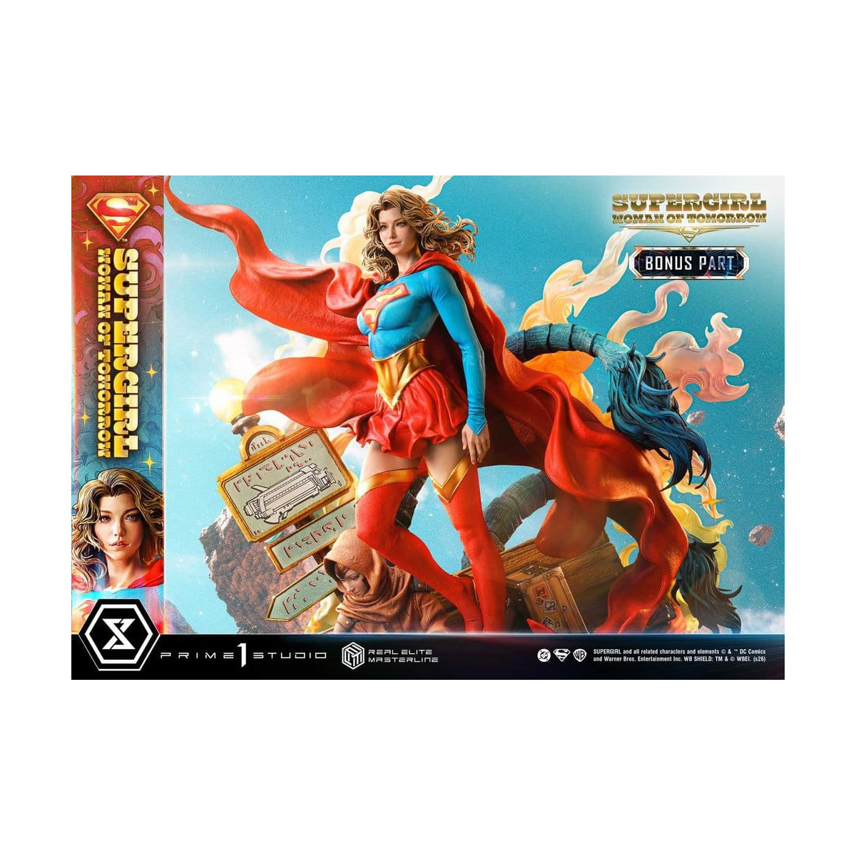 Prime 1 Studio - DC Comics – Supergirl: Woman of Tomorrow (Bonus-Version) – Real Elite Masterline Serie 1/4