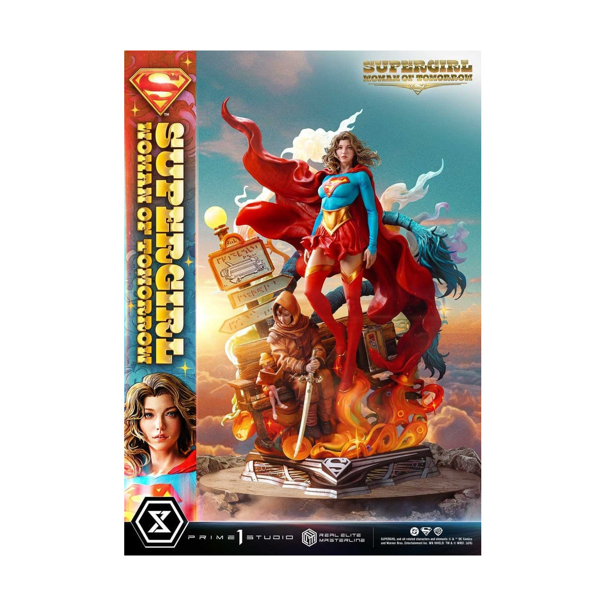 Prime 1 Studio - DC Comics – Supergirl: Woman of Tomorrow (Bonus-Version) – Real Elite Masterline Serie 1/4