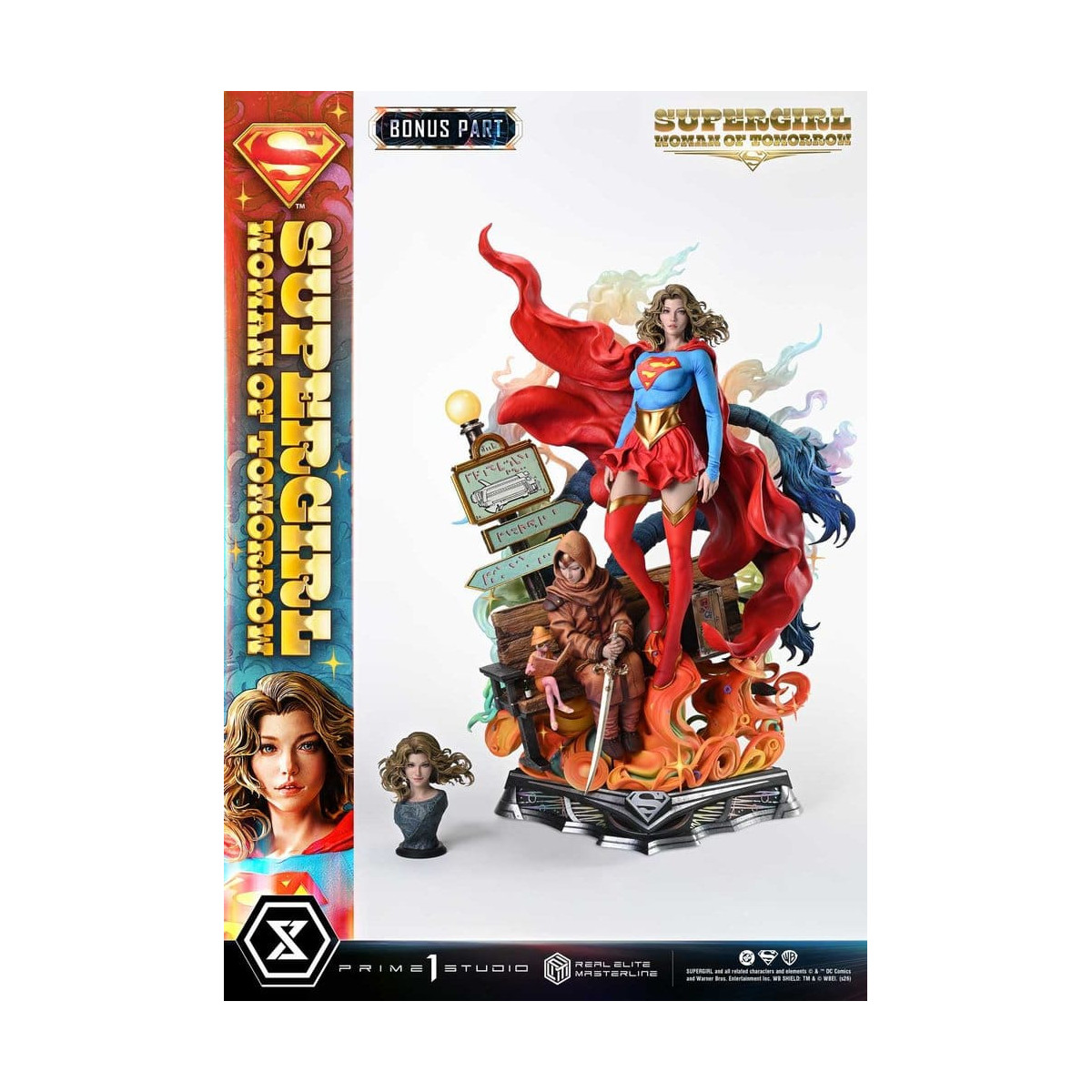 Prime 1 Studio - DC Comics – Supergirl: Woman of Tomorrow (Bonus-Version) – Real Elite Masterline Serie 1/4