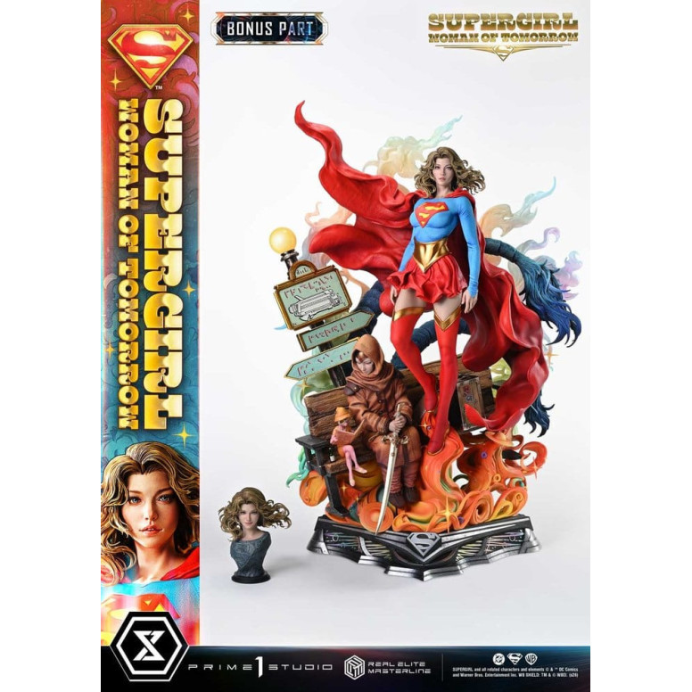 Prime 1 Studio - DC Comics – Supergirl: Woman of Tomorrow (Bonus-Version) – Real Elite Masterline Serie 1/4