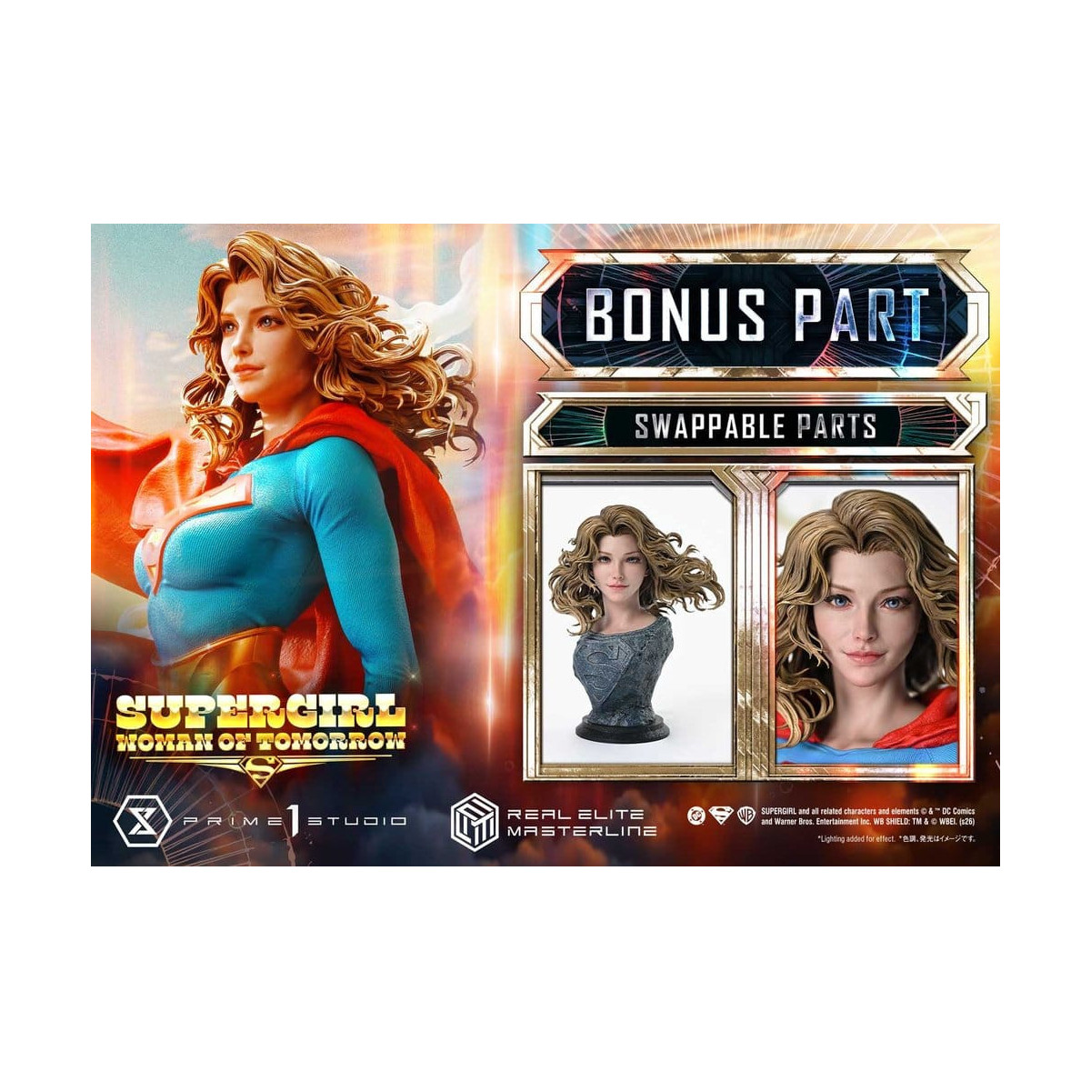 Prime 1 Studio - DC Comics – Supergirl: Woman of Tomorrow (Bonus-Version) – Real Elite Masterline Serie 1/4
