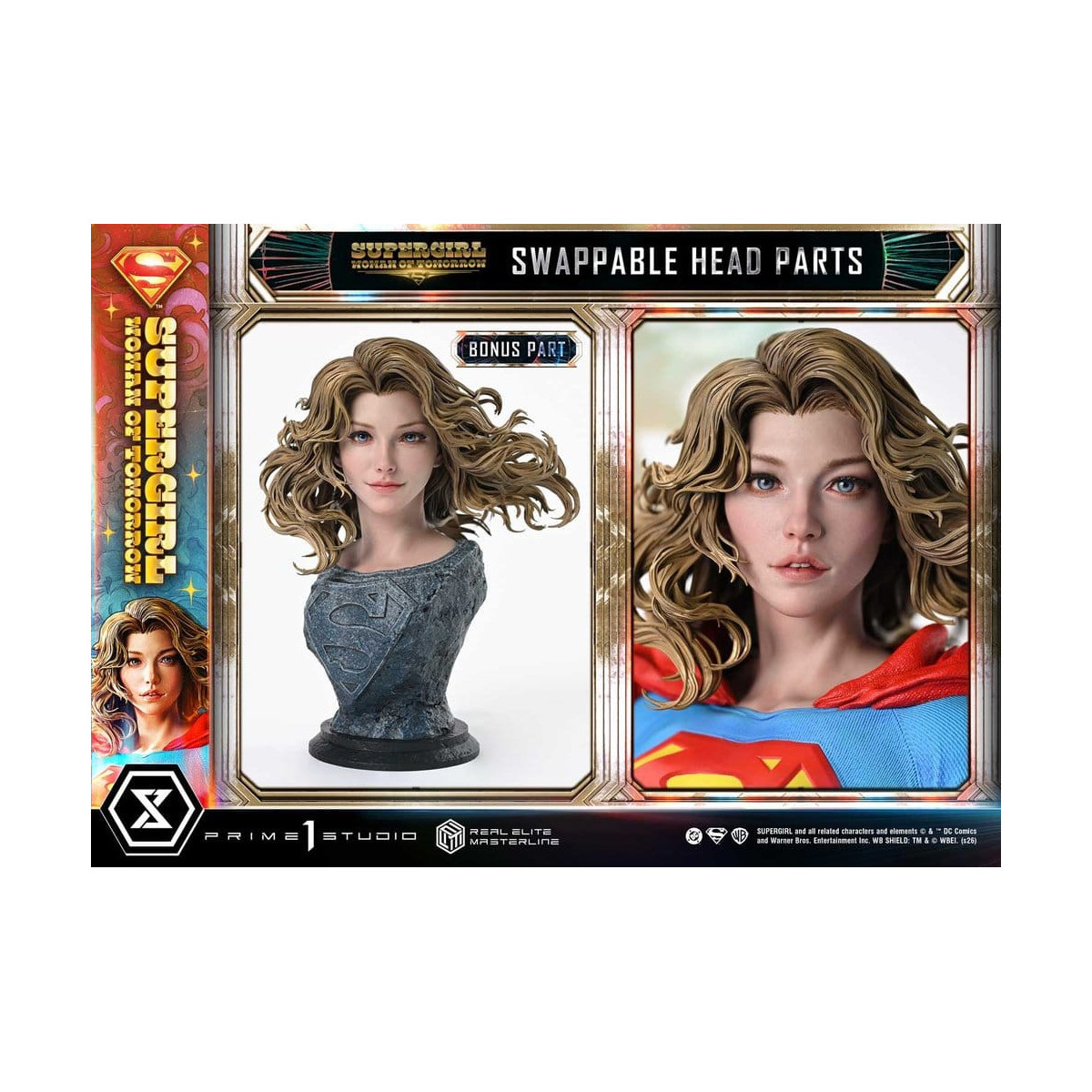 Prime 1 Studio - DC Comics – Supergirl: Woman of Tomorrow (Bonus-Version) – Real Elite Masterline Serie 1/4