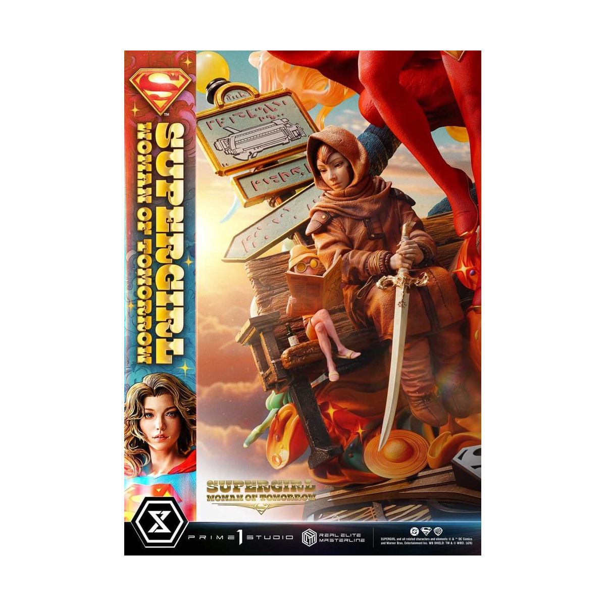 Prime 1 Studio - DC Comics – Supergirl: Woman of Tomorrow (Bonus-Version) – Real Elite Masterline Serie 1/4