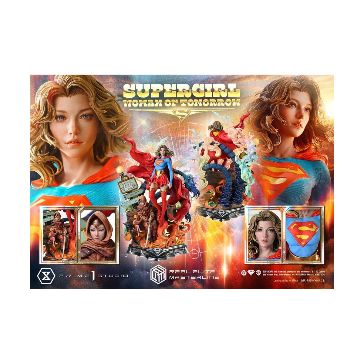 Prime 1 Studio - DC Comics – Supergirl: Woman of Tomorrow (Bonus-Version) – Real Elite Masterline Serie 1/4
