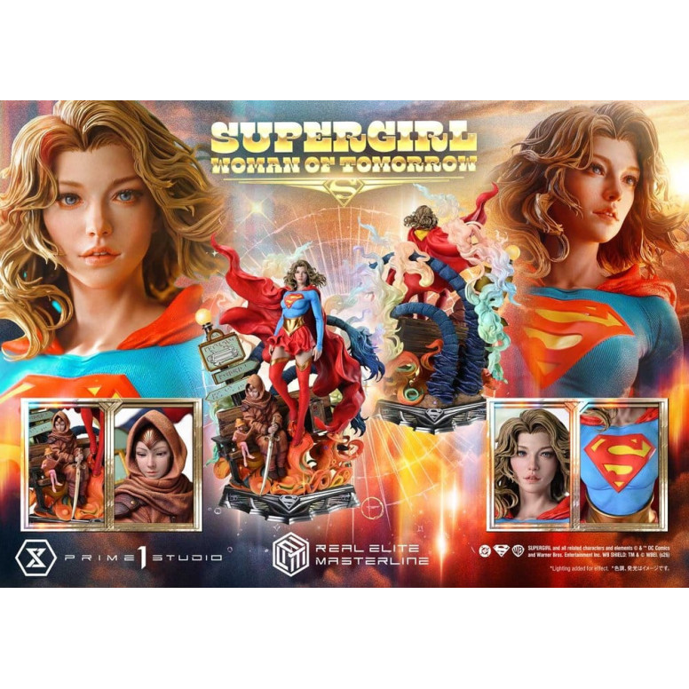 Prime 1 Studio - DC Comics – Supergirl: Woman of Tomorrow (Bonus-Version) – Real Elite Masterline Serie 1/4