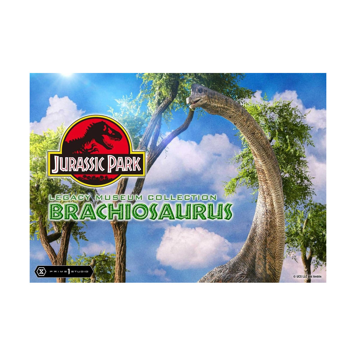 Prime 1 Studio - Jurassic Park - Brachiosaurus aus der Sammlung des Legacy Museums im Maßstab 1:15