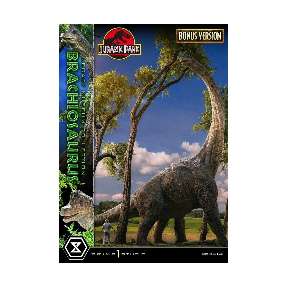 Prime 1 Studio - Jurassic Park - Brachiosaurus aus der Sammlung des Legacy Museums im Maßstab 1:15