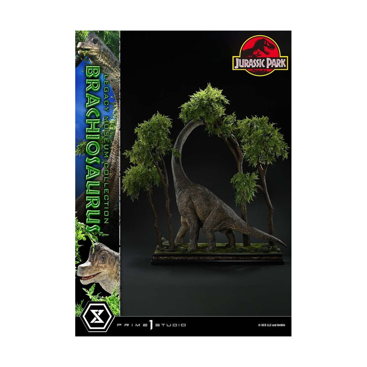 Prime 1 Studio - Jurassic Park - Brachiosaurus aus der Sammlung des Legacy Museums im Maßstab 1:15