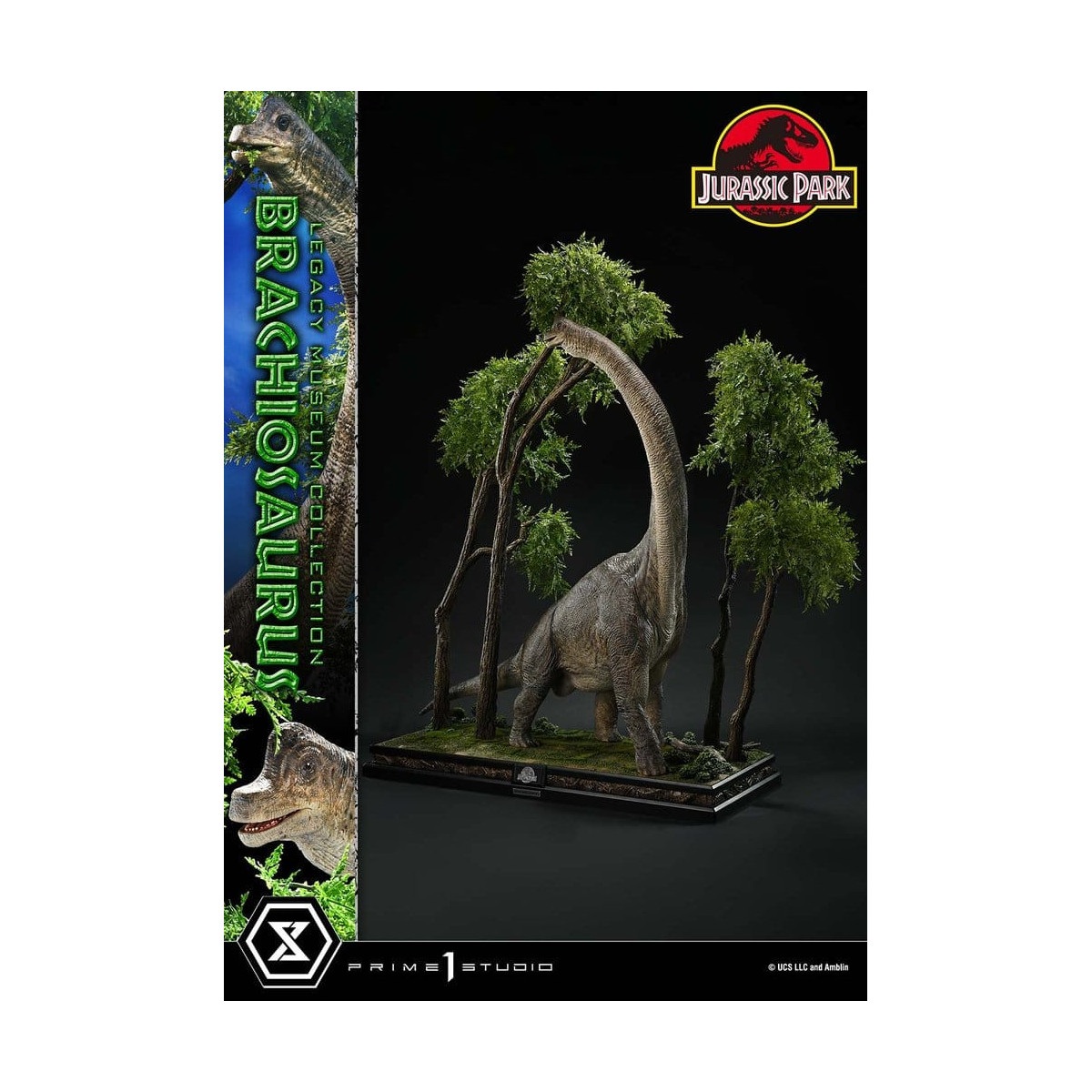 Prime 1 Studio - Jurassic Park - Brachiosaurus aus der Sammlung des Legacy Museums im Maßstab 1:15