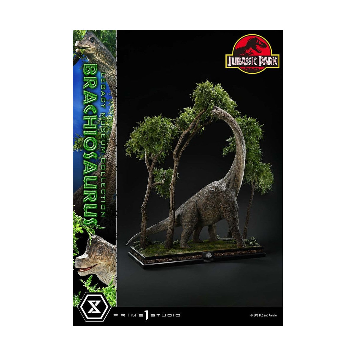 Prime 1 Studio - Jurassic Park - Brachiosaurus aus der Sammlung des Legacy Museums im Maßstab 1:15