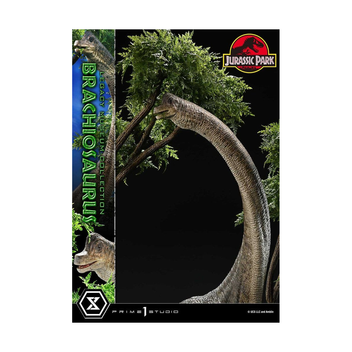 Prime 1 Studio - Jurassic Park - Brachiosaurus aus der Sammlung des Legacy Museums im Maßstab 1:15
