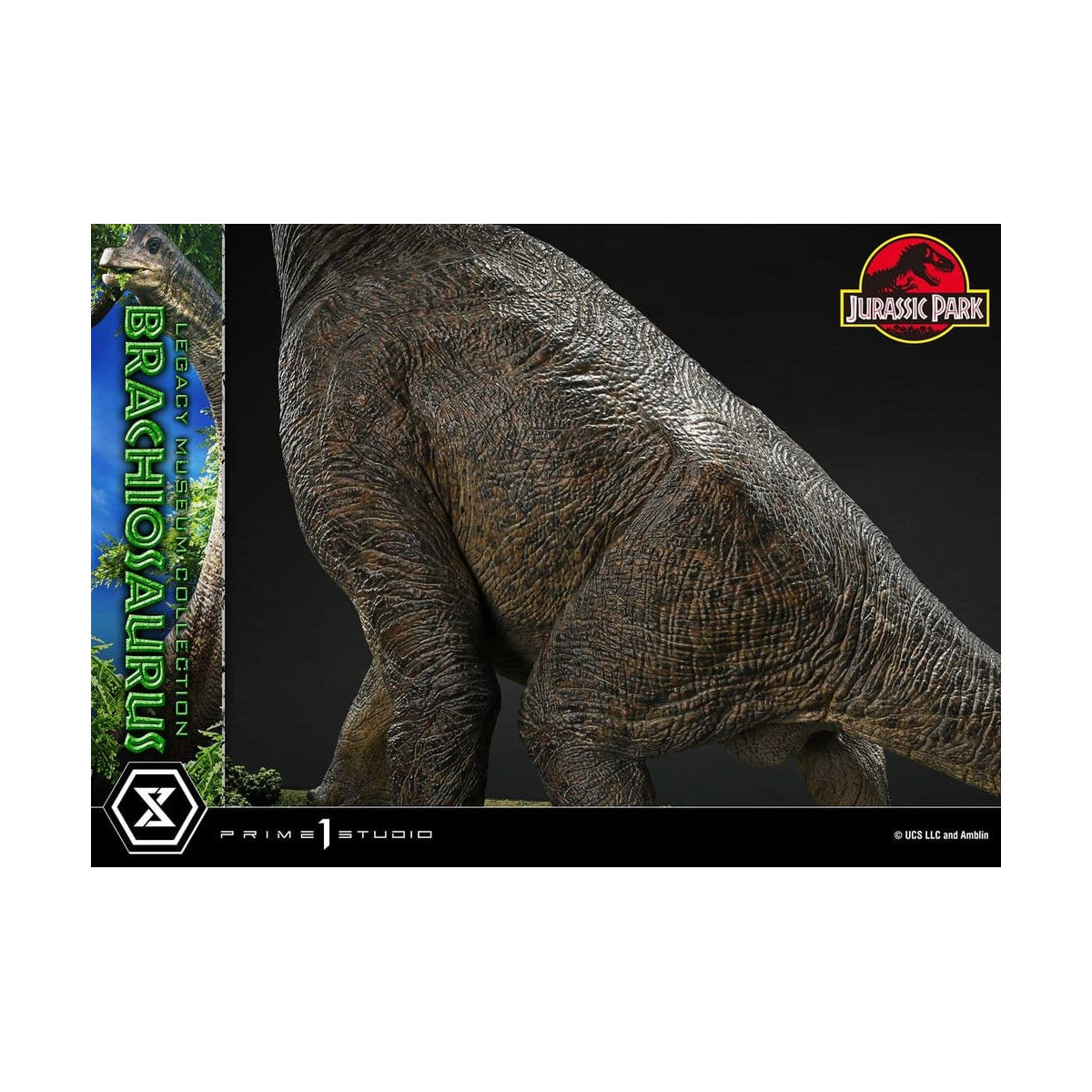 Prime 1 Studio - Jurassic Park - Brachiosaurus aus der Sammlung des Legacy Museums im Maßstab 1:15